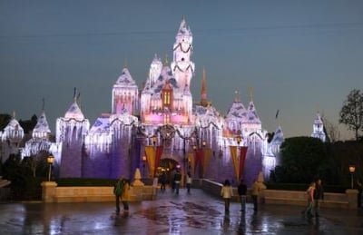 Disneyland Winter Castle