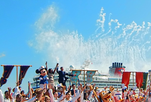 Disney Dream Christening Ceremony