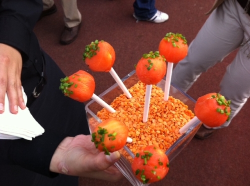 salmon lollipops