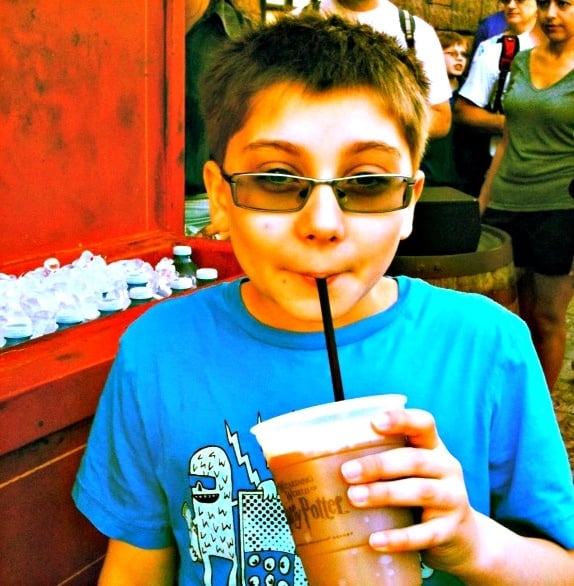 Sweet, delicious Butterbeer - try it both fresh and frozen at the Wizarding World of Harry Potter, Universal Orlando