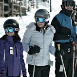 Family ski lesson at Deer Valley Mountain Resort in Park City, Utah