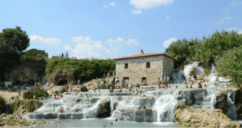 Cascate del Mulino Hot Springs, Saturnia - Italy ~ 10 Incredible Hot Springs for Families