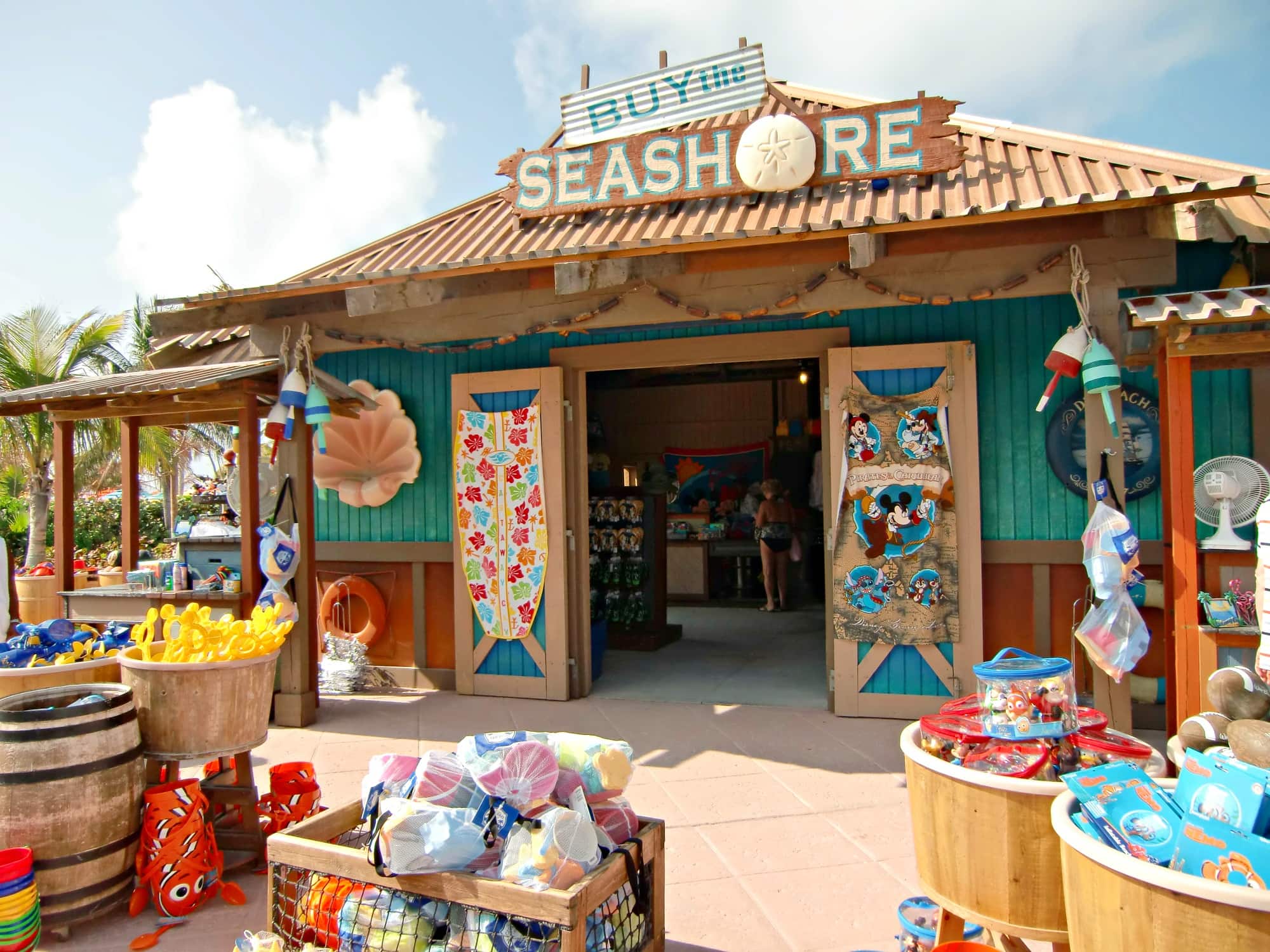 Be sure to buy Castaway Cay souvenirs on shore - they aren't available on the Disney Cruise Line ships.