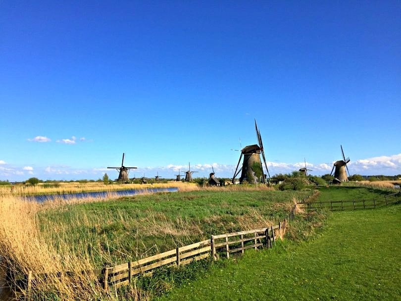 Kinderdijk UNESCO World Heritage Site in Holland, the Netherlands