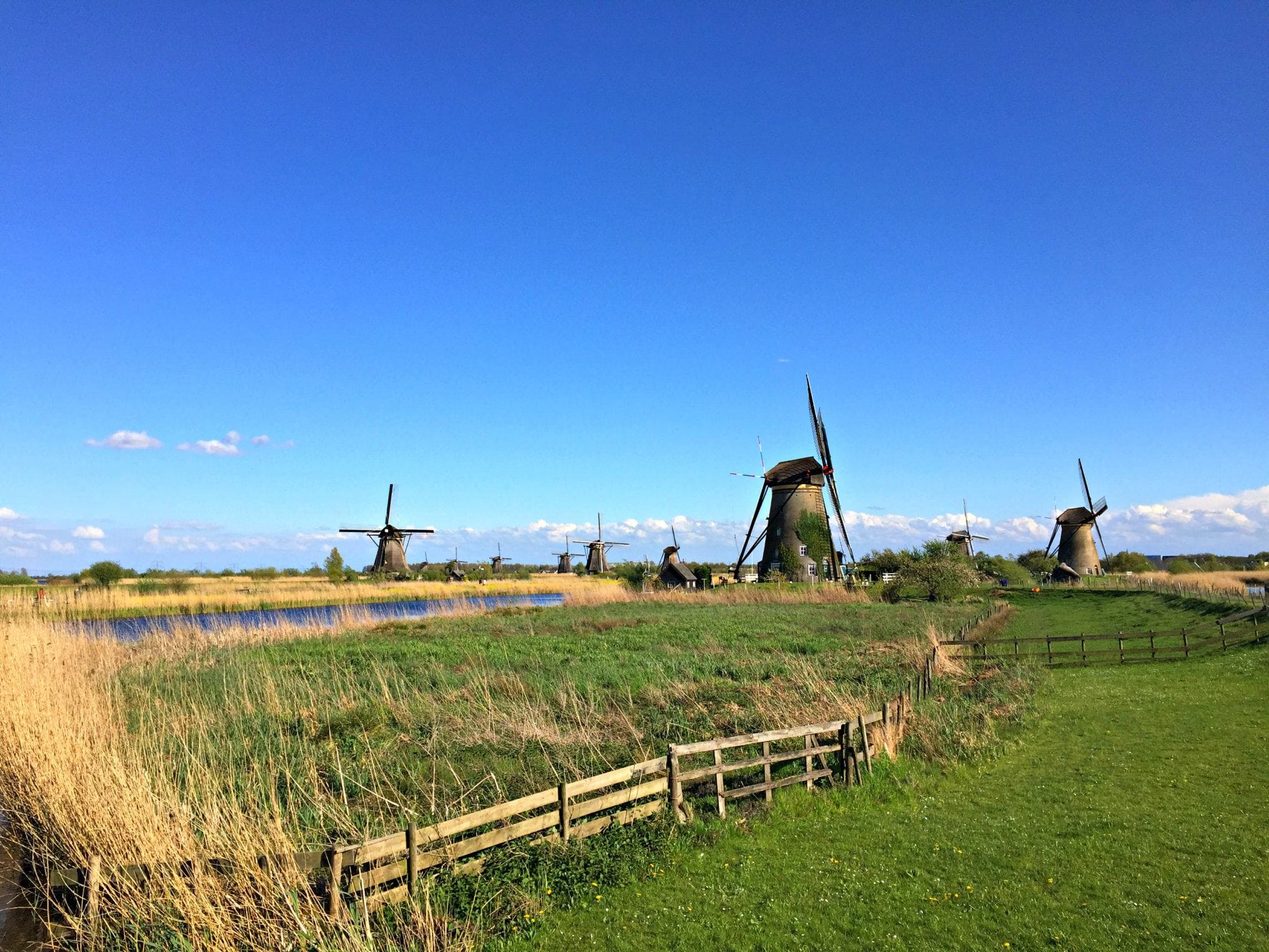Kinderdijk UNESCO World Heritage Site in Holland, the Netherlands