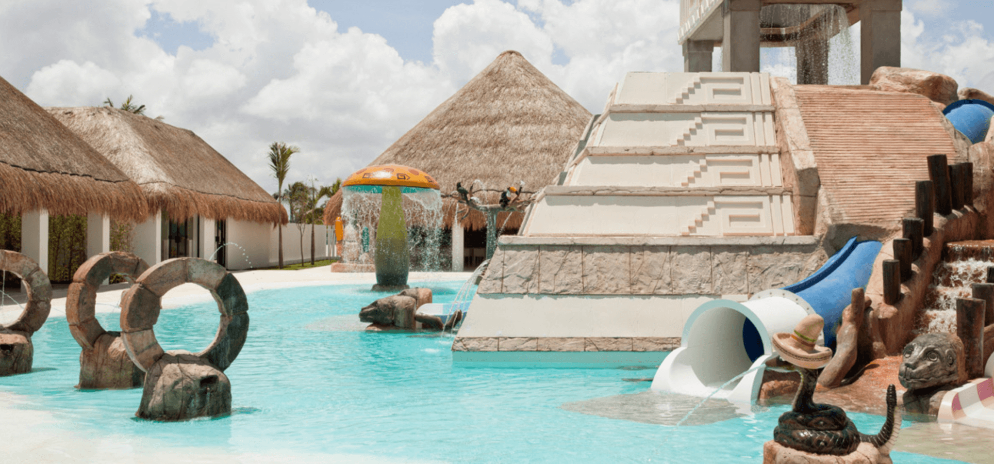 A pool perfect for young children at Finest Playa Mujeres ~ Cancun with Babies and Toddlers