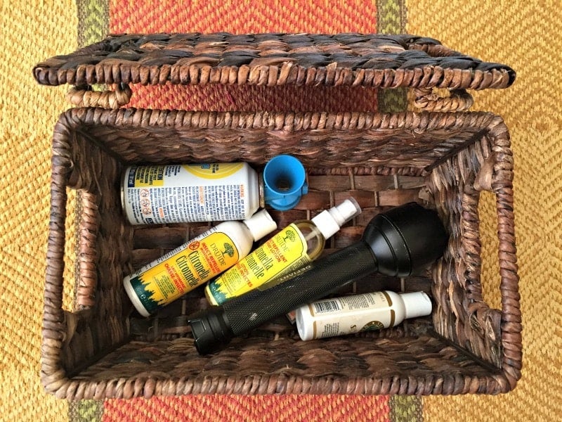 Safety first. Every tent has an emergency box with thoughtfully stocked supplies. (Photo credit: Claudia Laroye)