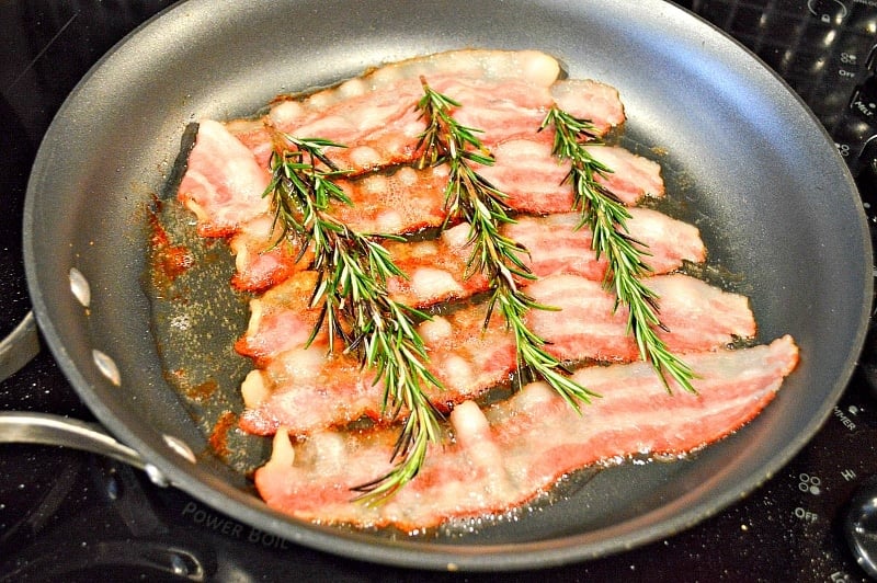 Yes, bacon can get better - rosemary bacon! ~ Tailgate Burger Bar