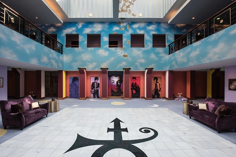 Paisley Park interior courtyard ~ What It's Like to Tour Paisley Park