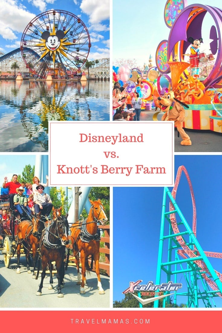 Disneyland vs. Knott's Berry Farm ~ Which is best for your family?