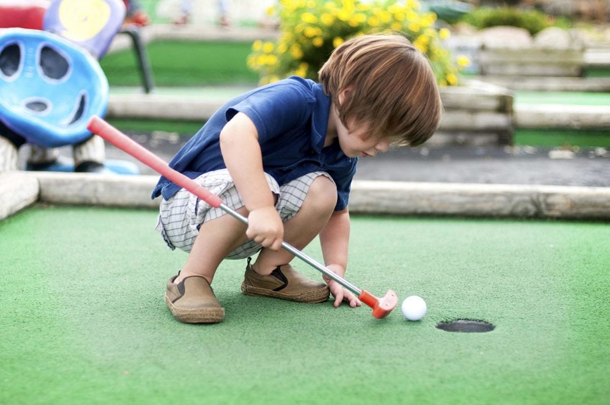 Moose Mountain Adventure Golf is home to 18 holes of miniature golf 