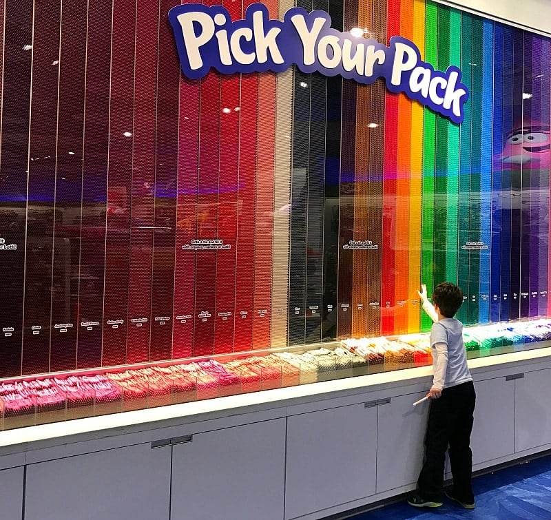 Create your own pack of crayons at the Crayola Store at Mall of America