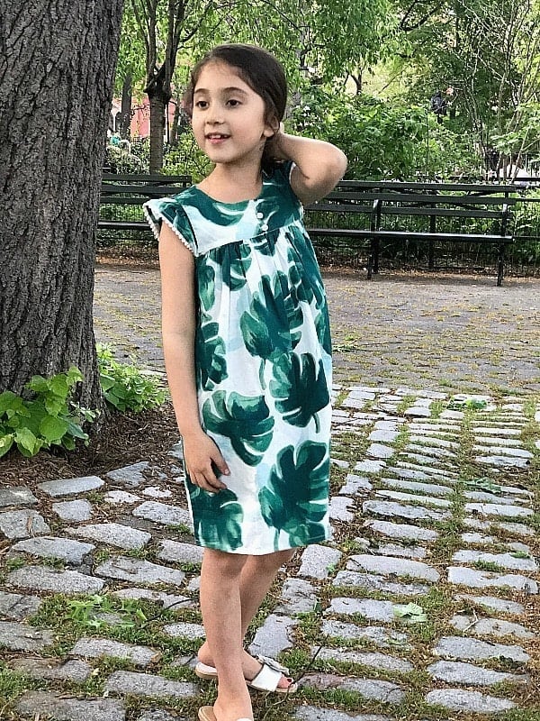 Cruise Wear for Girls - Top Picks from Tea Collection. This palm print dress would look great in a seaside setting