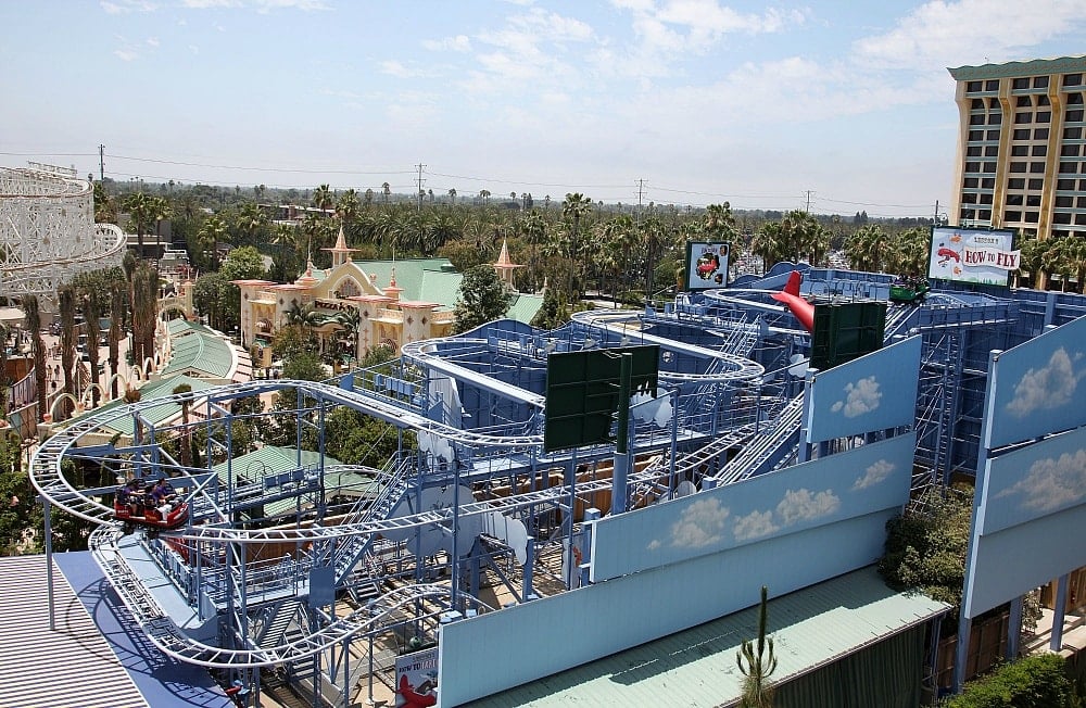 Goofy's Sky School, a roller coaster at Disneyland
