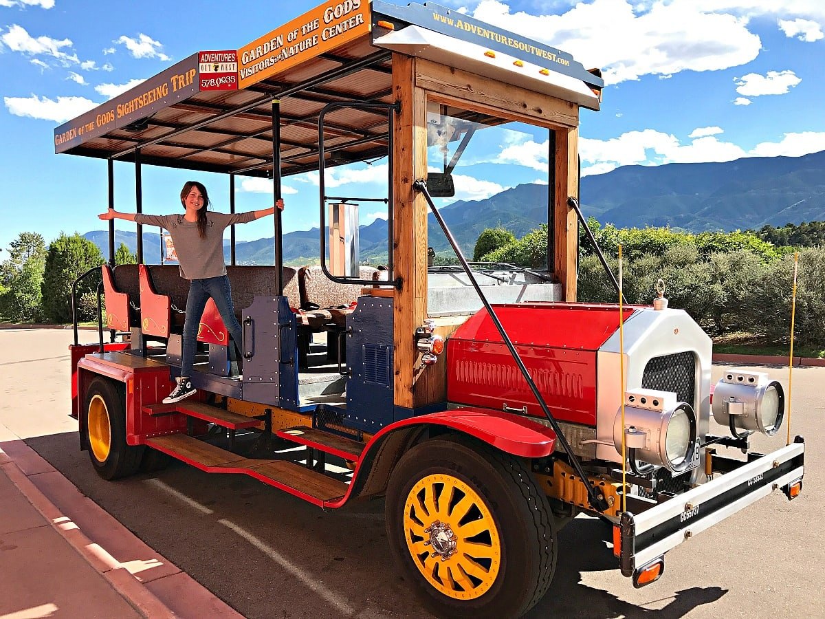 Our trolley tour of Garden of the Gods ~ 9 Amazing Adventures in Canon City and Colorado Springs for Families