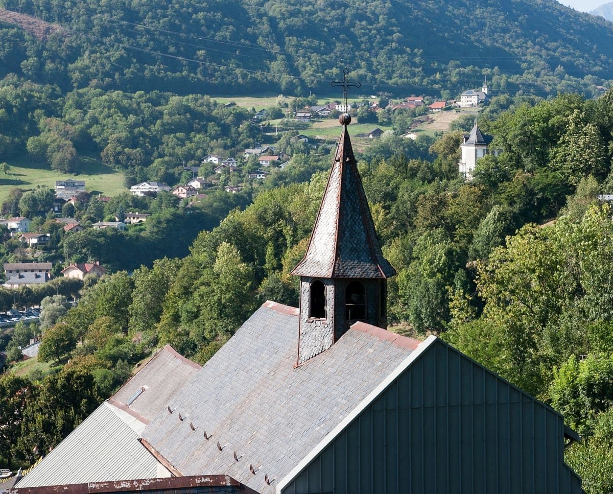 Medieval town of Albertville Savoie 