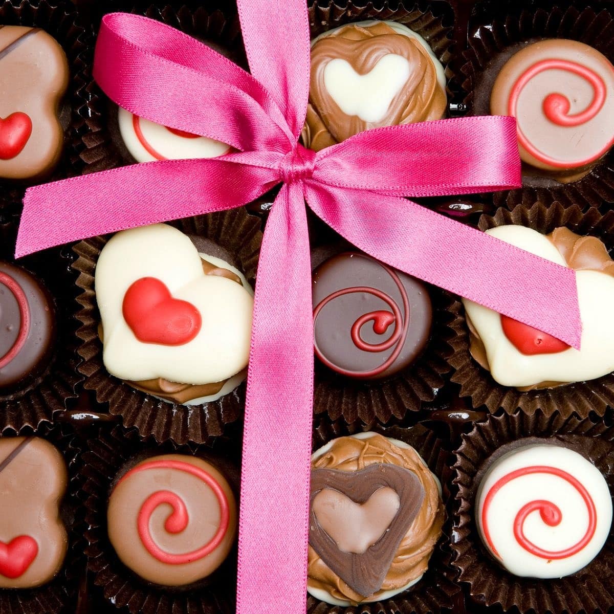 Romantic Valentine's Day chocolates in Japan 