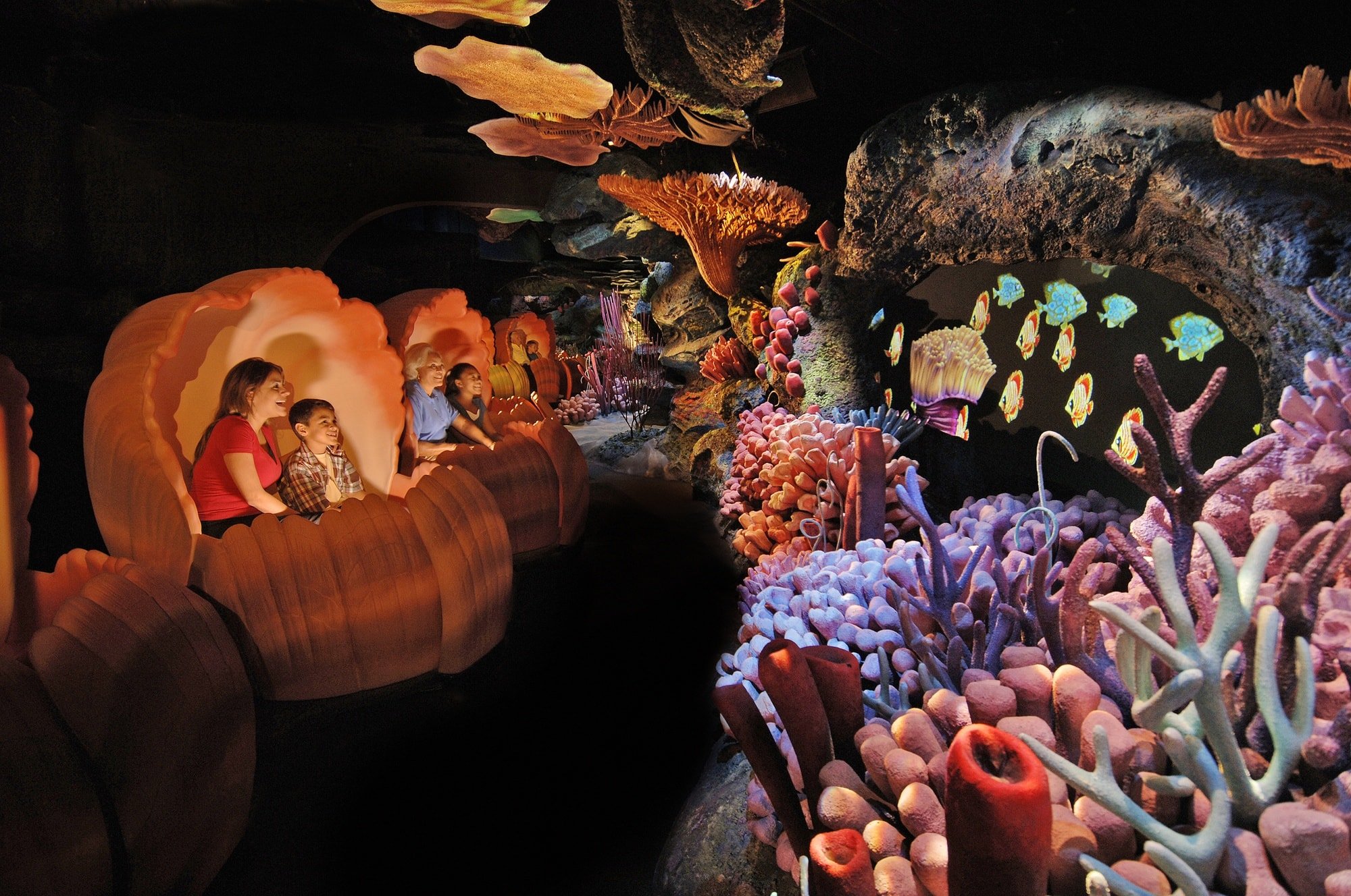 Young children love The Seas with Nemo and Friends in Future World at Epcot with kids