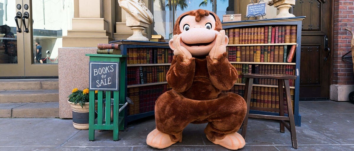 Meet beloved characters like Curious George at Universal Studios Hollywood with kids