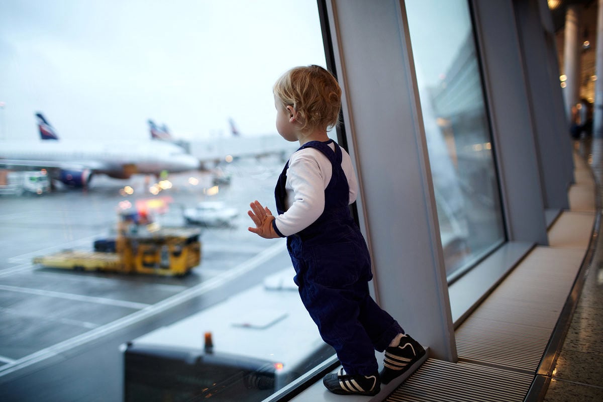 Flying with a toddler