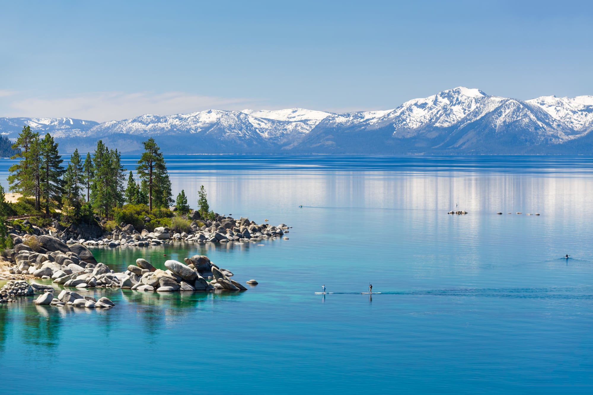 California's Lake Tahoe in winter