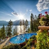 Best Hotel Pools in Canada for Families, including Halcyon Hot Springs in British Columbia (Photo credit: Adrian Wagner Studio)