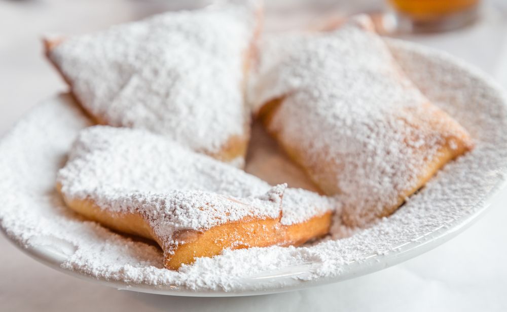 Beignets are a must in New Orleans with kids 