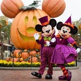 Even Mickey and Minnie dress up for Halloween at Disneyland
