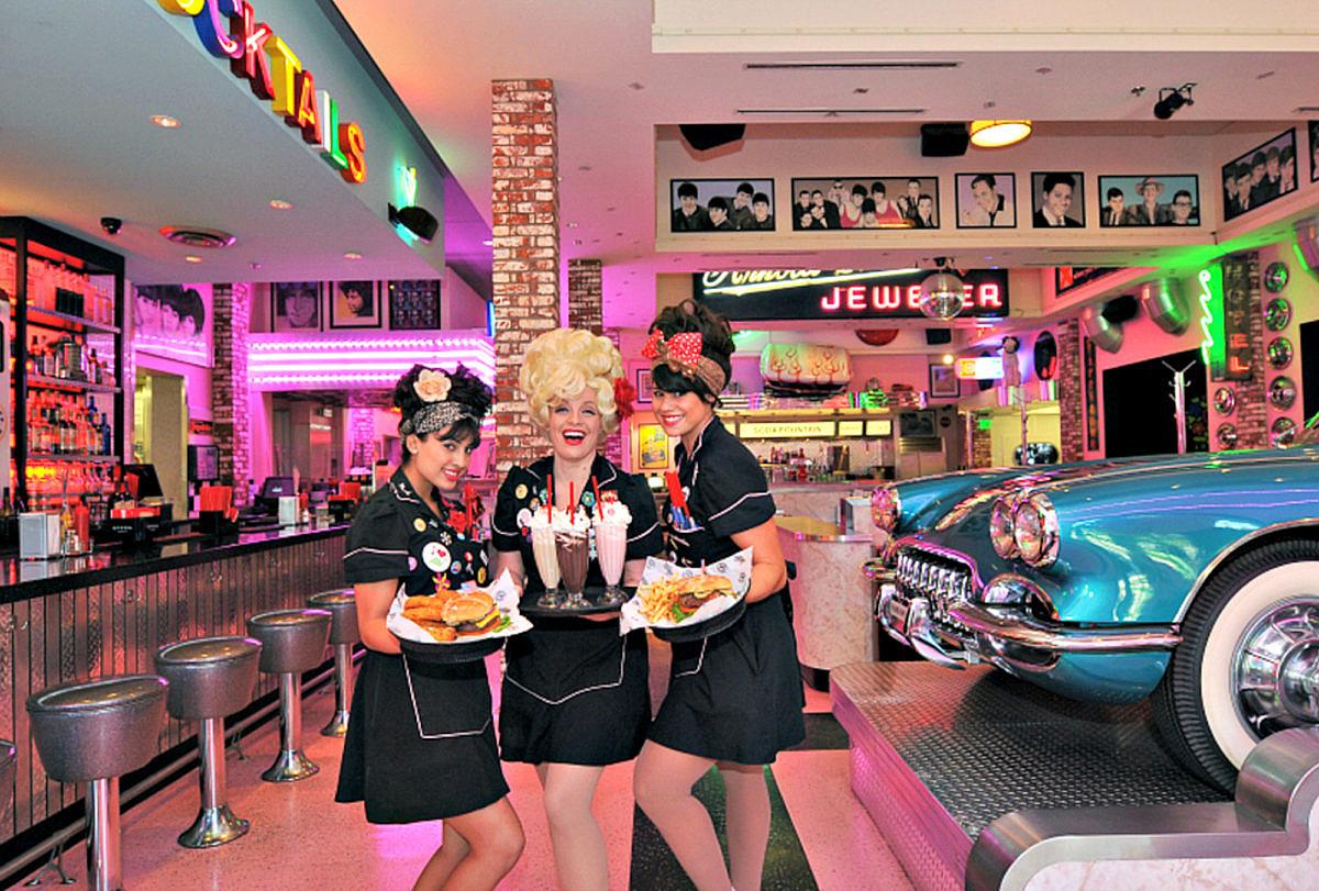 Corvette Diner at Liberty Station in San Diego with kids (Photo credit: Corvette Diner)