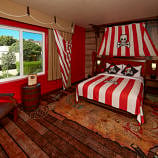 Pirate-themed room at Legoland Hotel in Carlsbad, CA