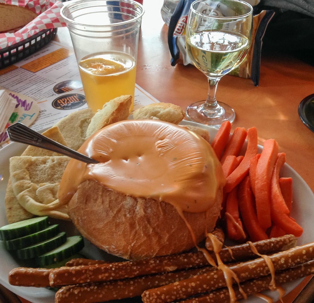 Beer Cheese Fondue at 9280 Tap House