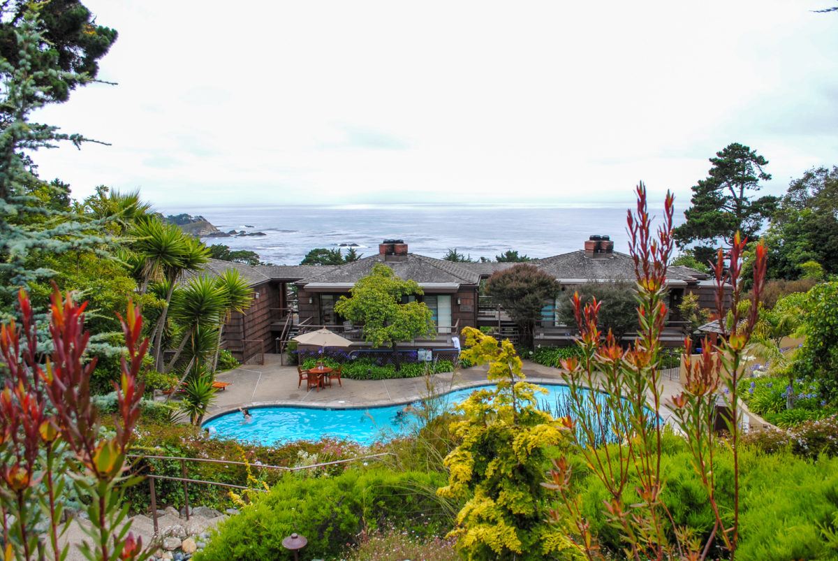 Hyatt Carmel Highlands pool and incredible ocean views