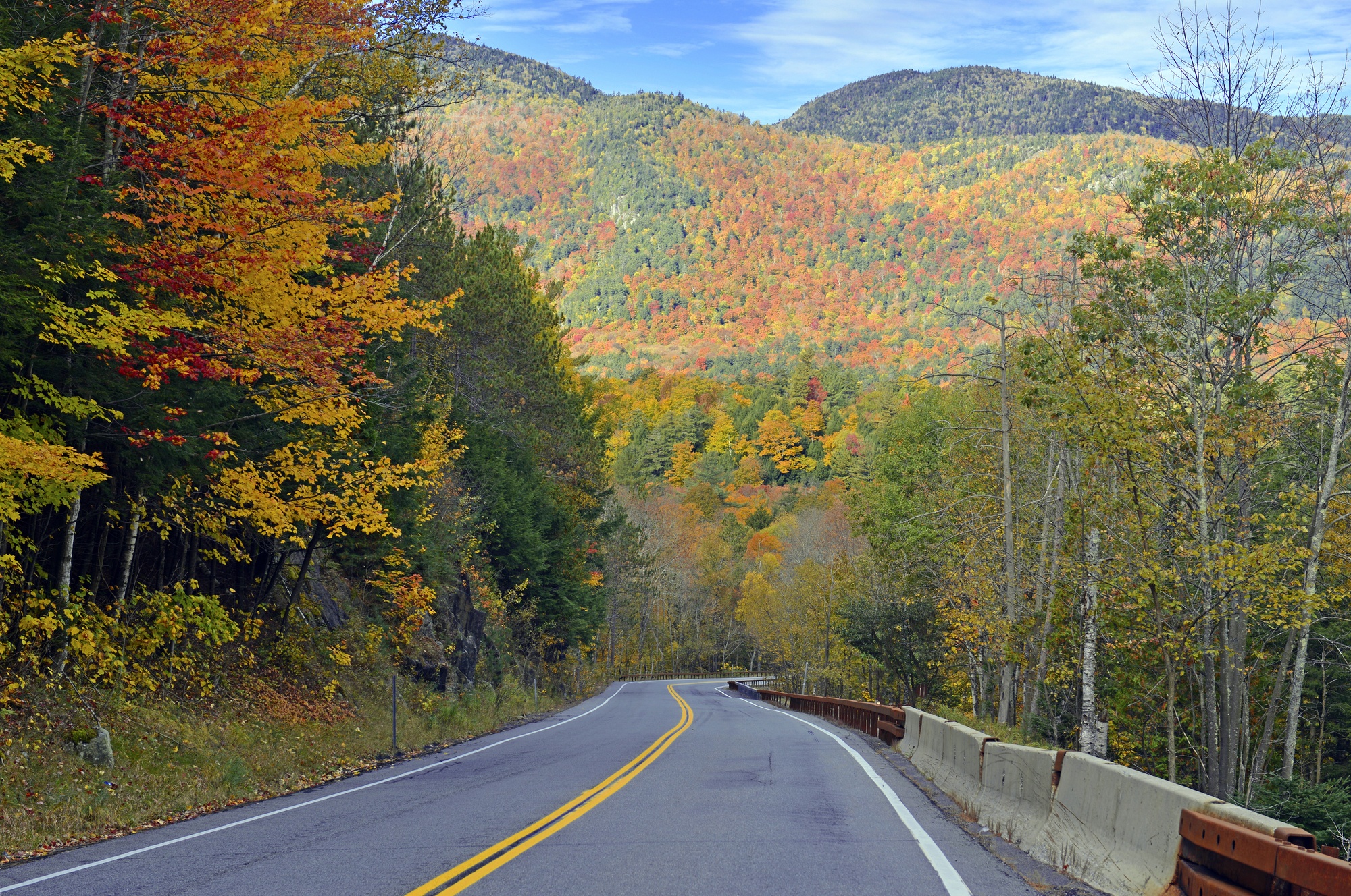 Beautiful fall drive to the Adirondacks