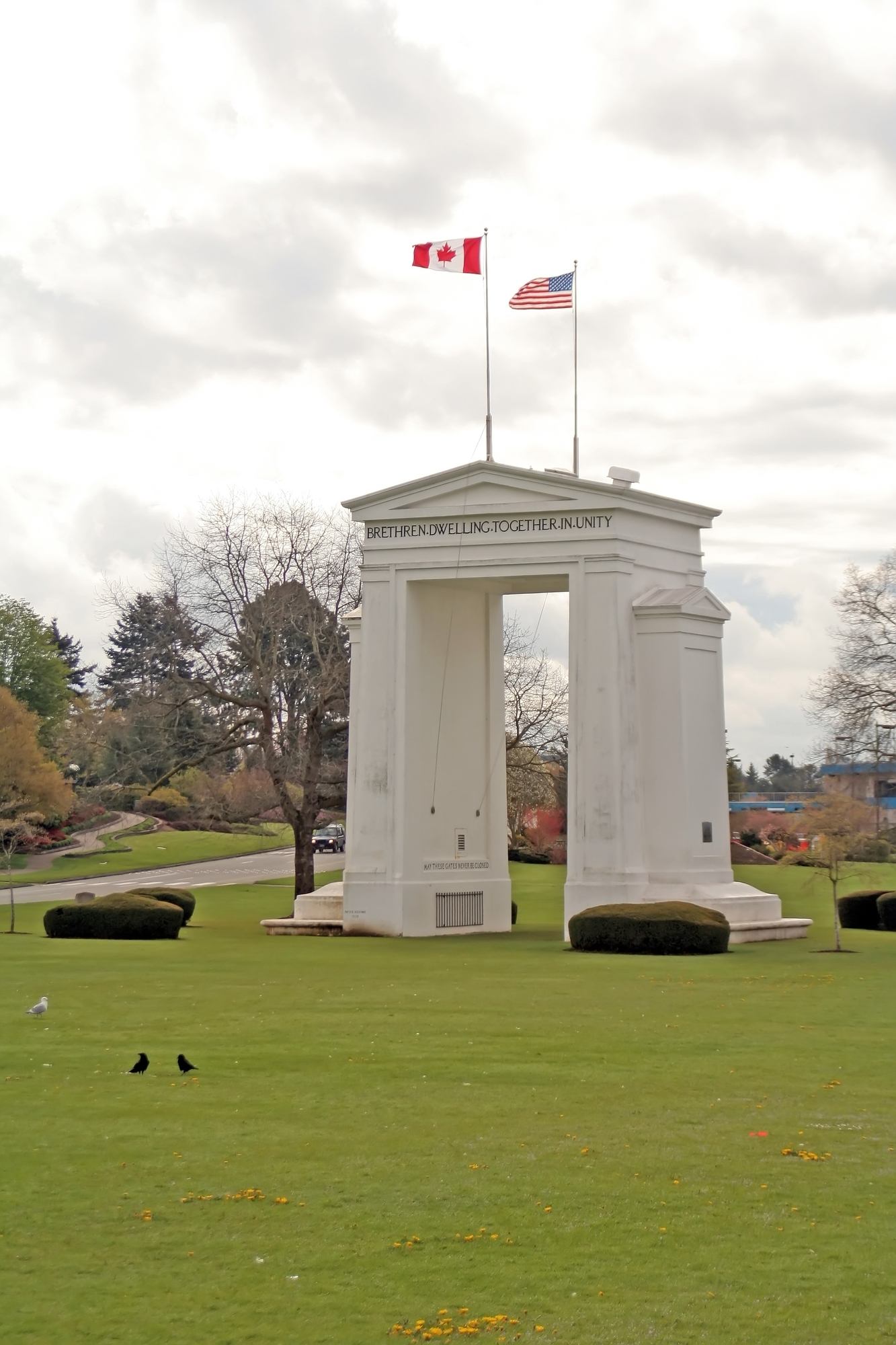 Peace Arch between Blaine and Surrey