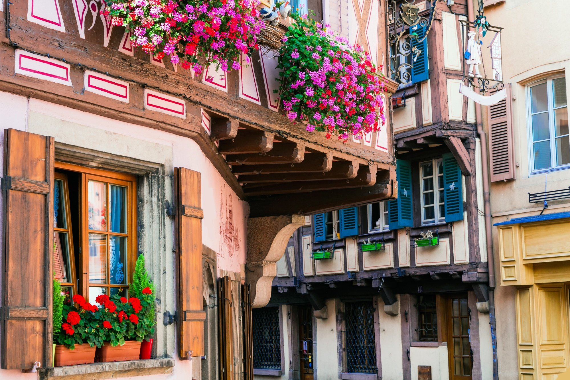 Charming buildings in Strasbourg