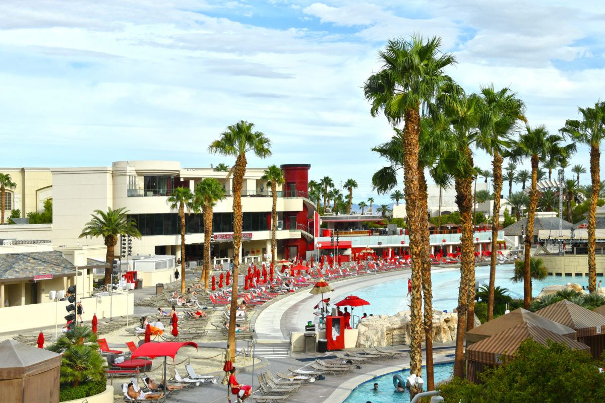 Mandalay Bay Beach pools in Las Vegas