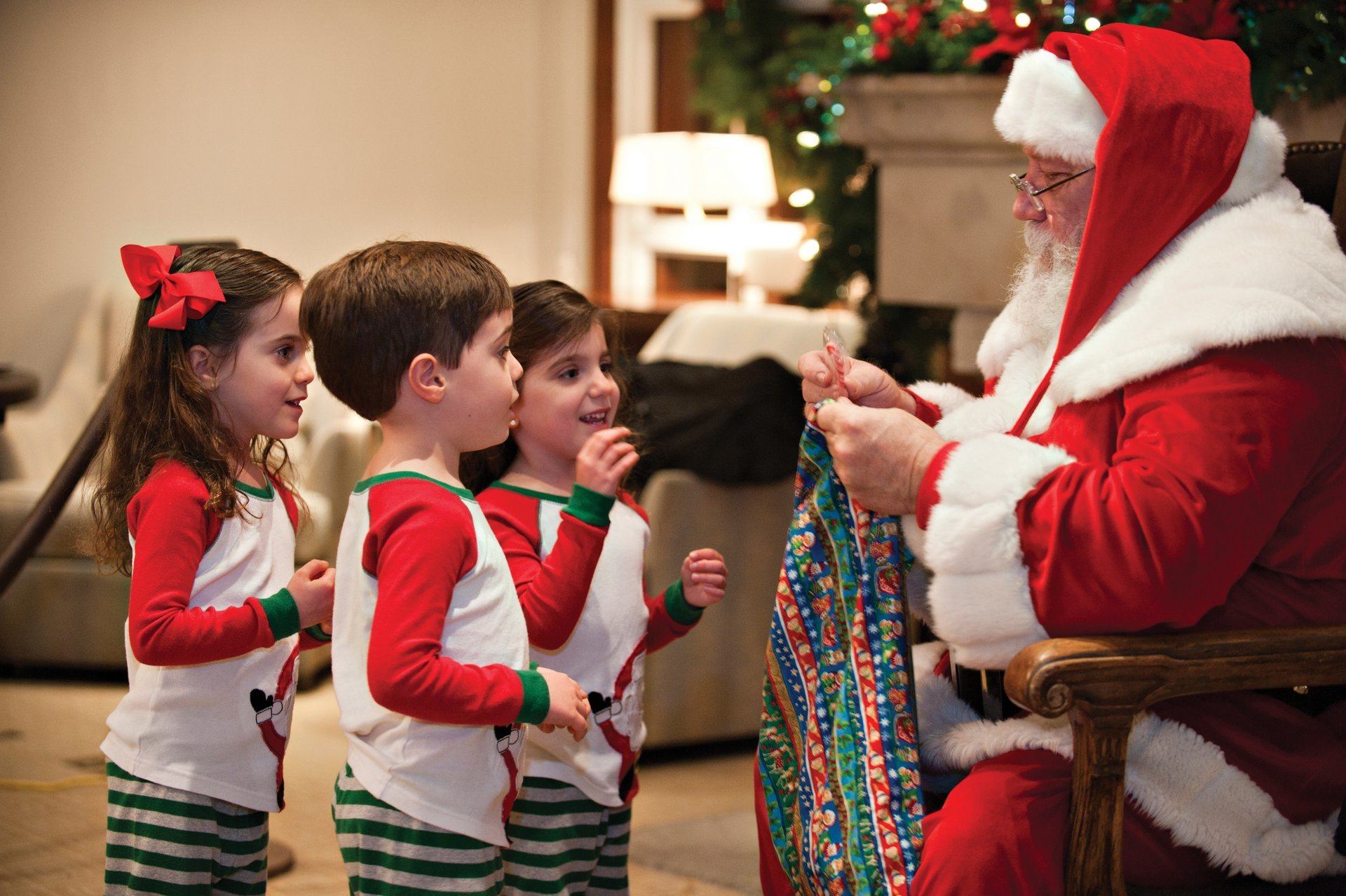 Santa Claus at Christmas at the Fairmont Scottsdale Princess 