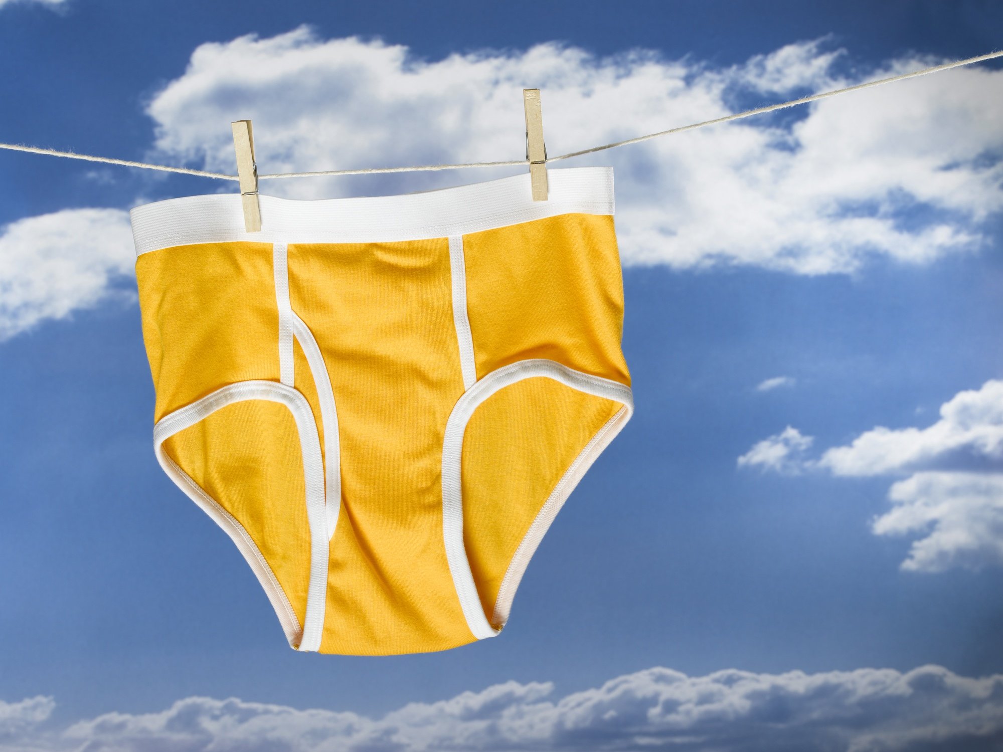 Yellow underpants bring good luck and wealth in the New Year