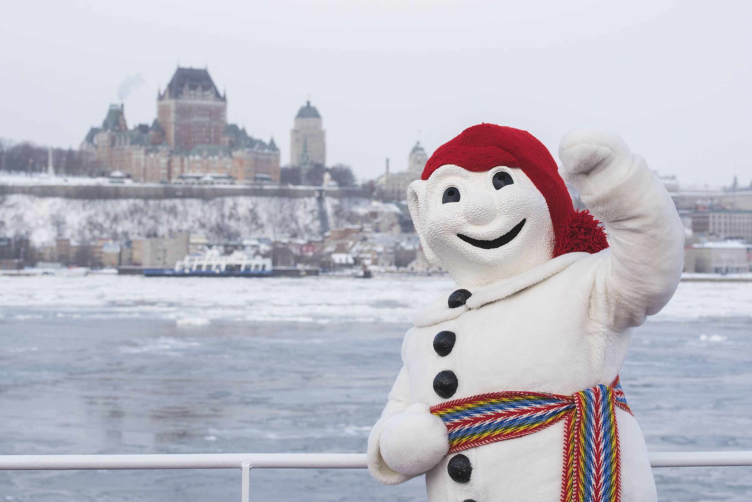 Say Bonjour to Bonhomme, the Quebec Winter Carnival mascot