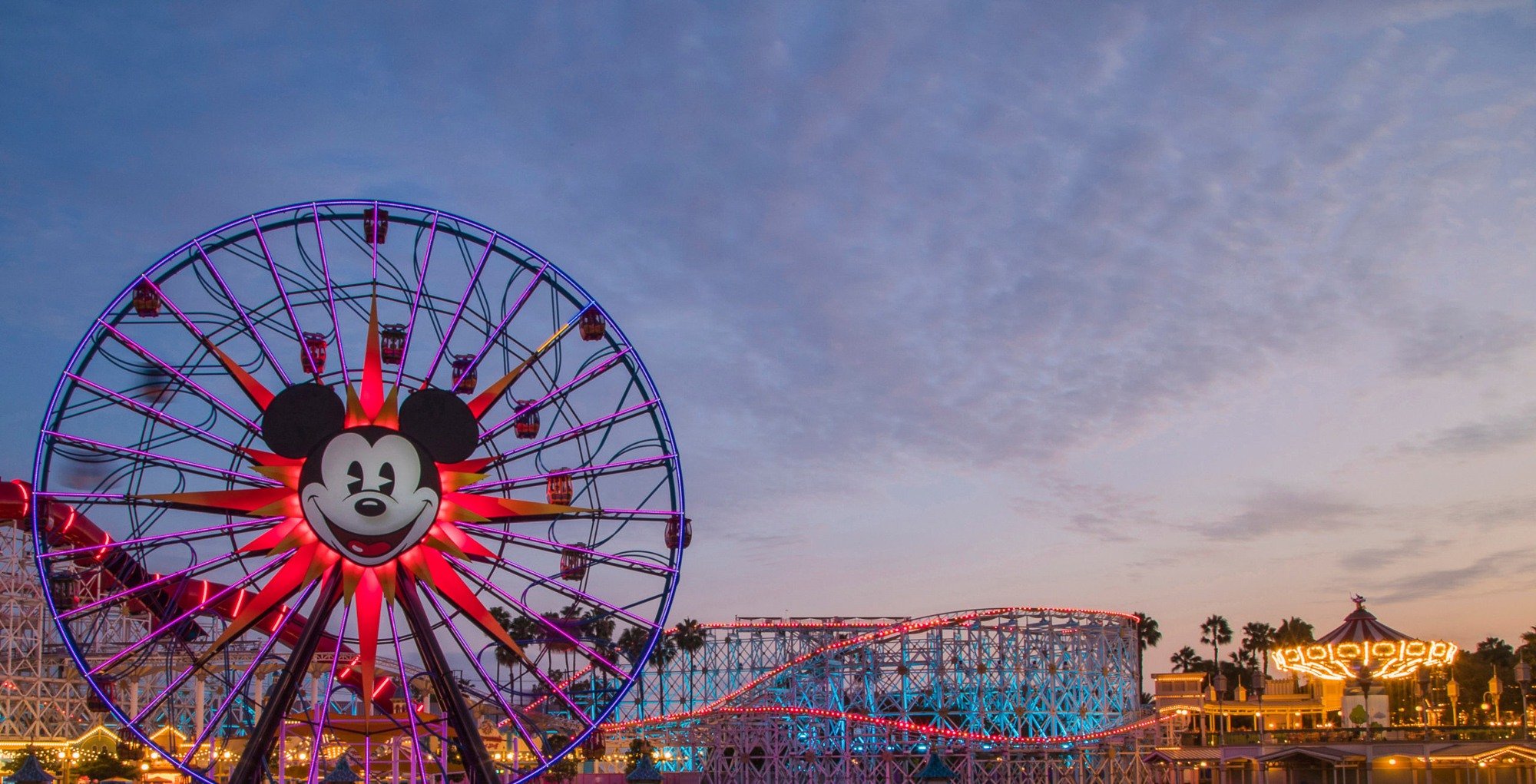 Pixar-Pal-Around Ferris wheel at Pixar Pier at Disney California Adventure