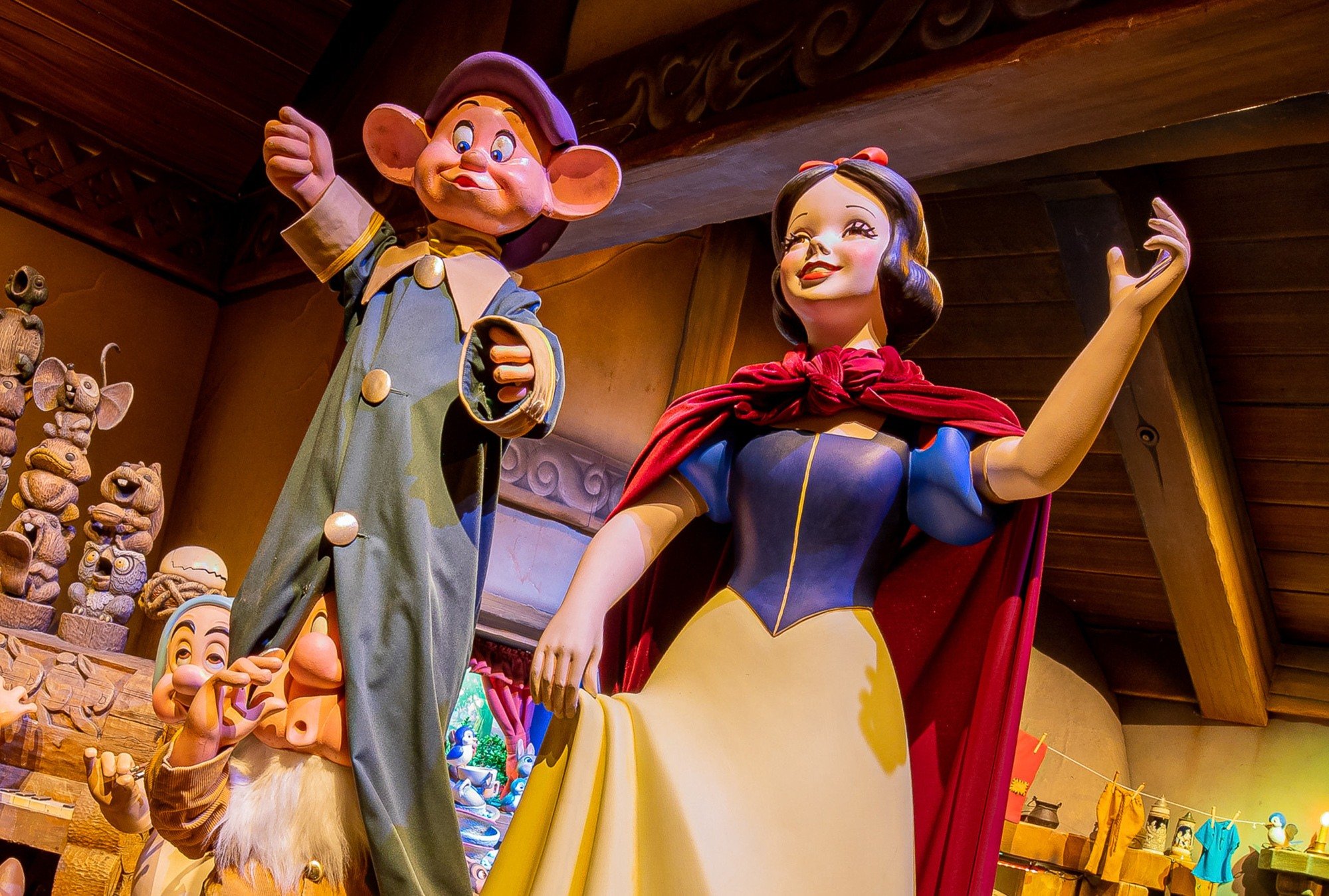 Snow White's Enchanted Wish ride at Disneyland