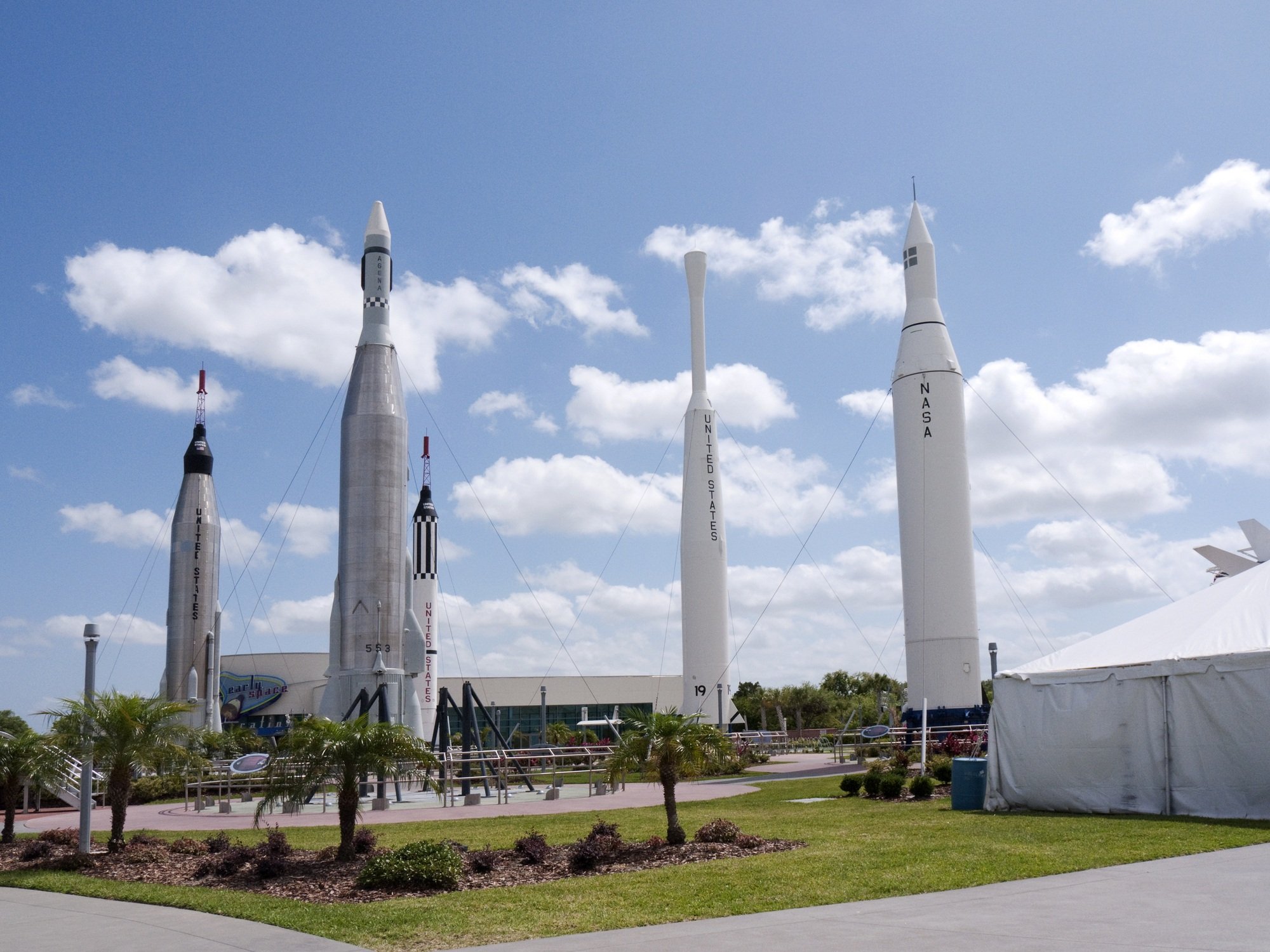 Rocket Garden at Kennedy Space Center 