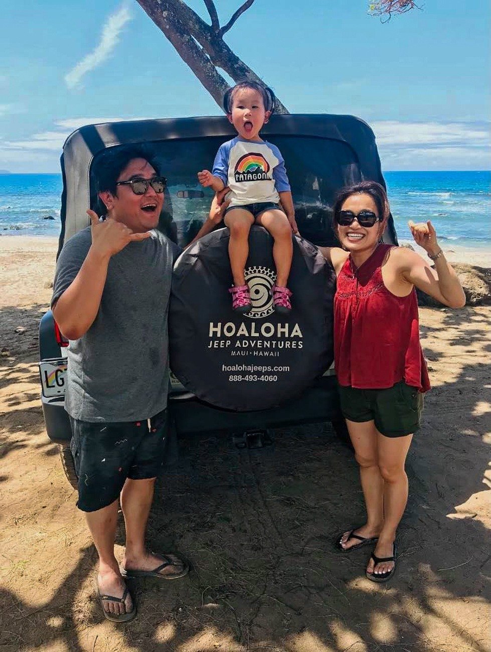 Jeep tour of Maui with kids