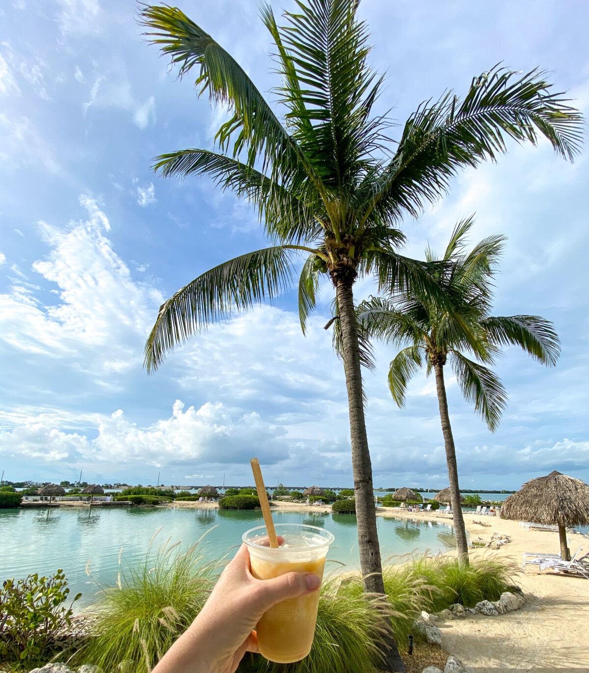 Piña colada from Tiki Grill at Hawks Cay Resort on Duck Key in Florida