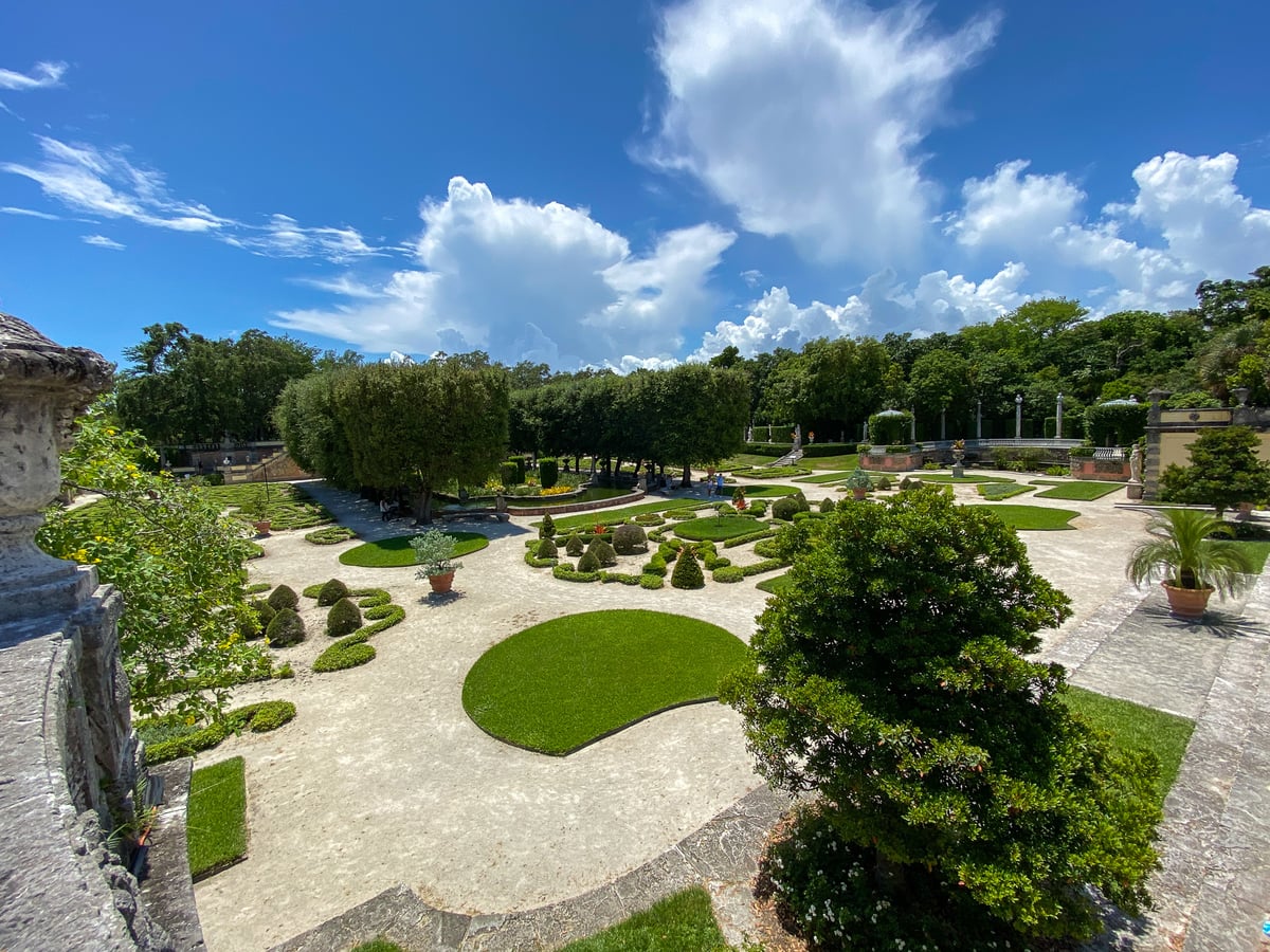 Vizcaya Gardens in Miami