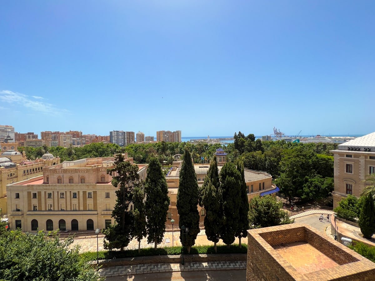 View of Málaga from the Alcazaba