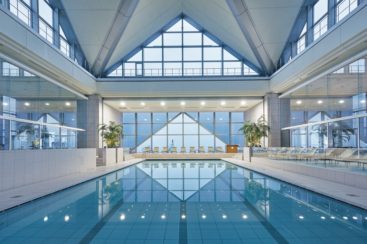 Park Hyatt Tokyo indoor hotel pool featured in "Lost in Translation"