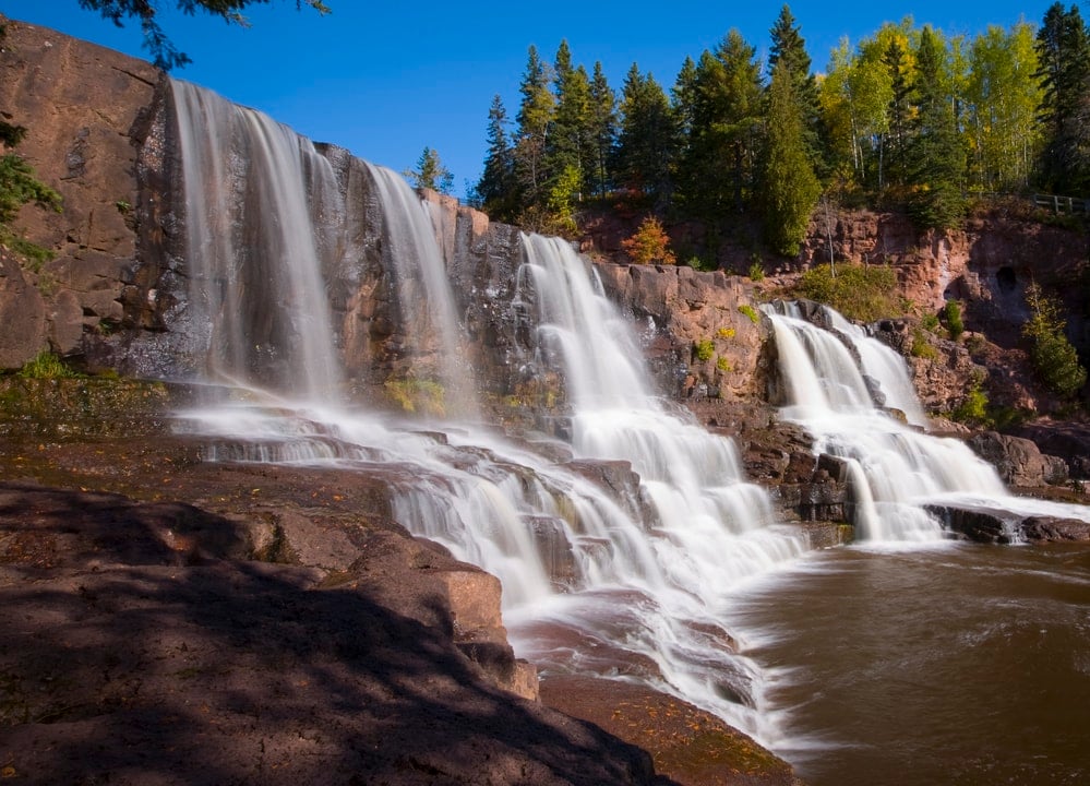 Middle Gooseberry Falls in Northern Minnesota