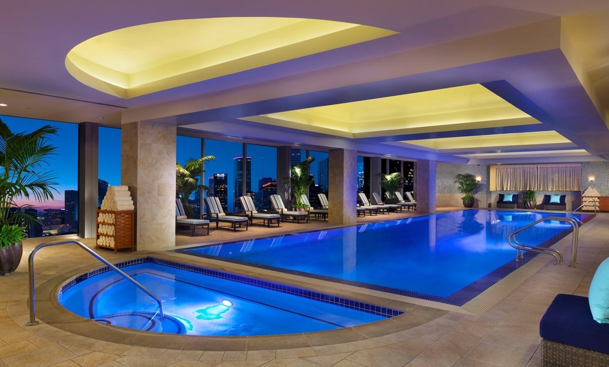 Hilton Americas-Houston indoor pool and whirlpool 