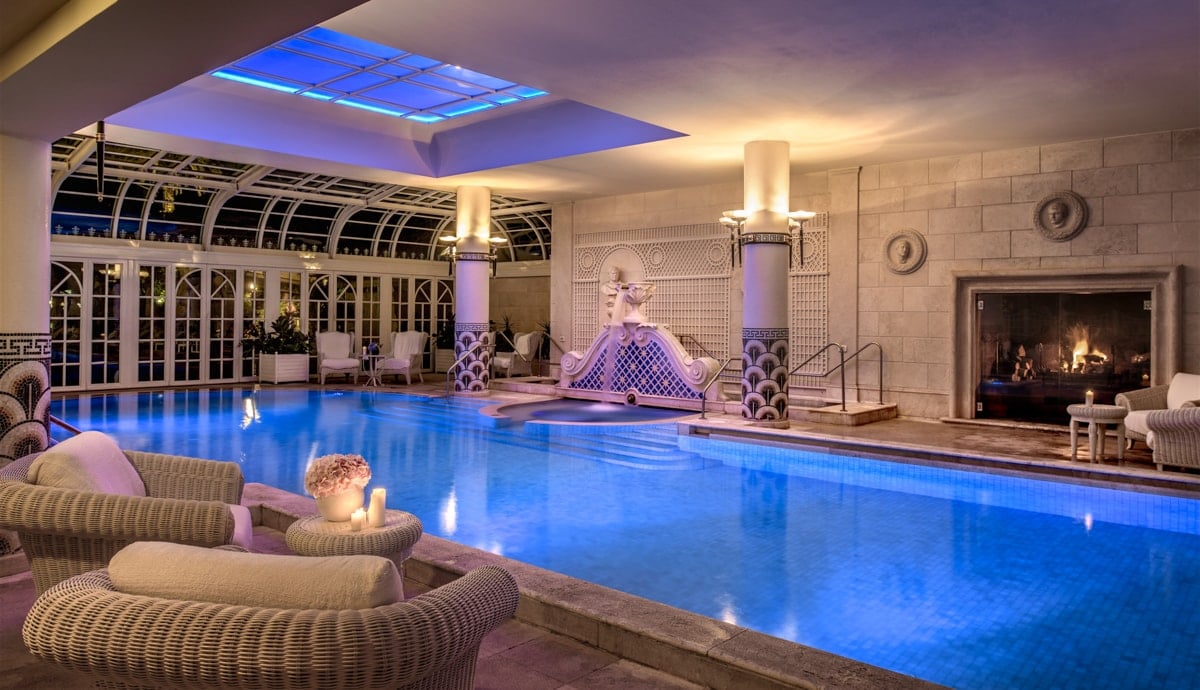 Cavalieri Grand Spa Club pool at Waldorf Astoria's Rome Cavalieri 